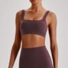Spaghetti-strap sports bra