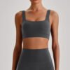Spaghetti-strap sports bra