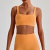 Spaghetti-strap sports bra