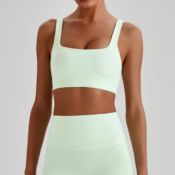 Spaghetti-strap sports bra