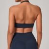 Square-neck halter bra
