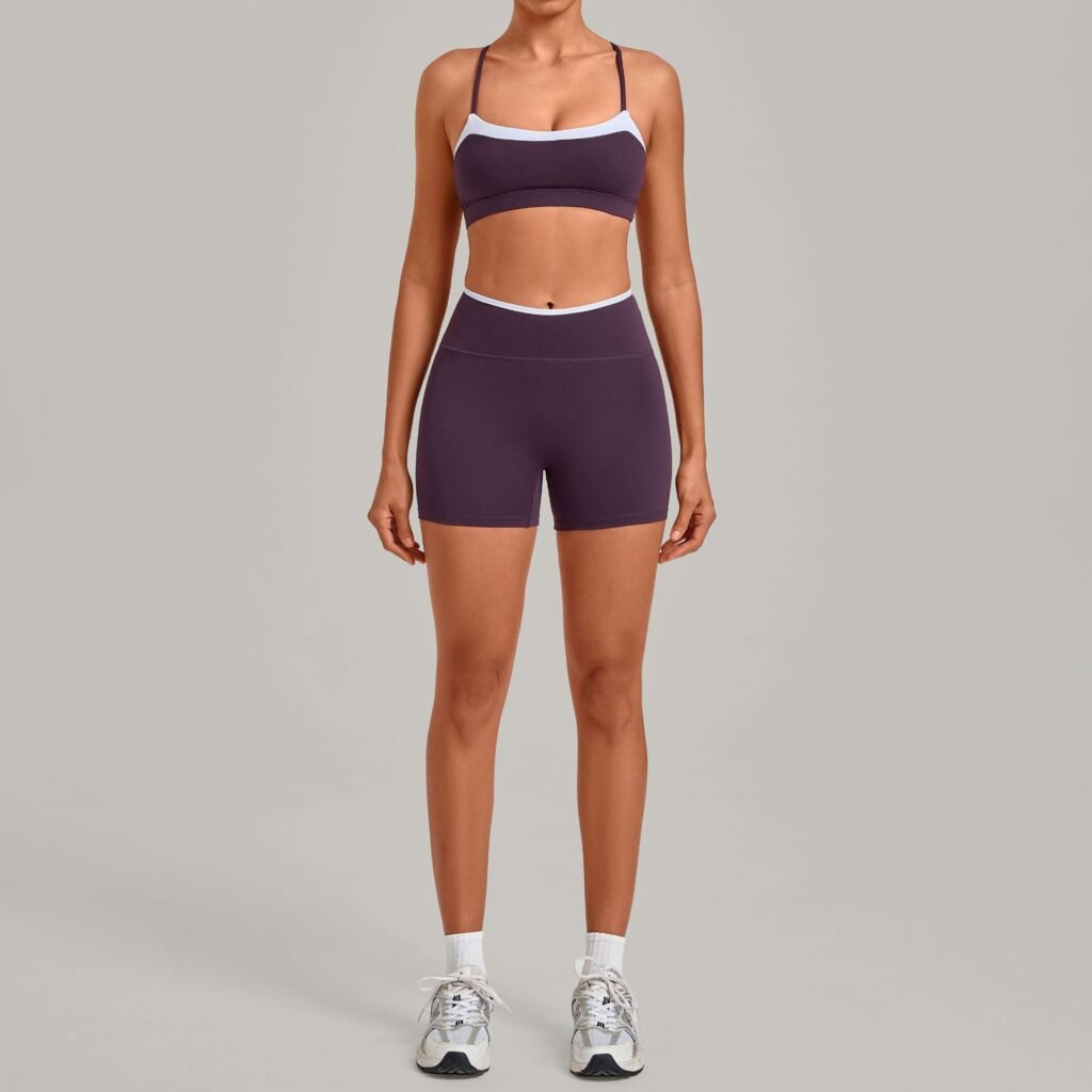 Color-Block Two-Piece Sportswear Set