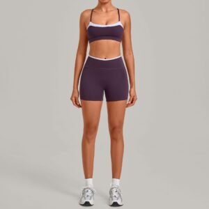 Color-Block Two-Piece Sportswear Set