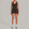 Open-Back Halter Bodysuit