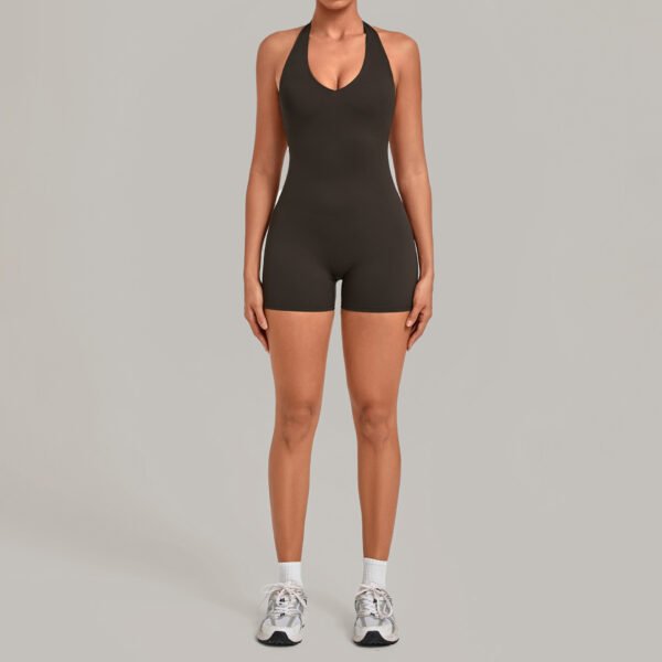 Open-Back Halter Bodysuit