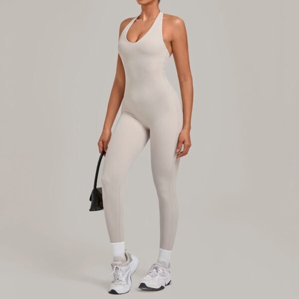 Open-Back Halter Bodysuit