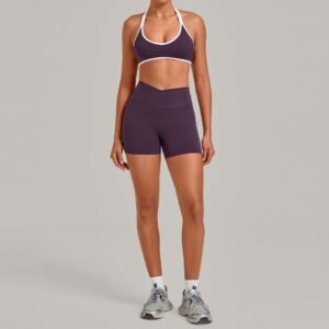 Color-Block Sports Two-Piece Set
