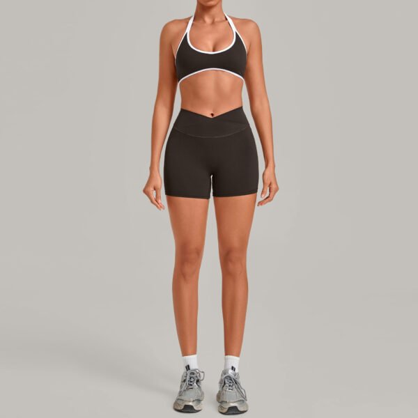Color-Block Sports Two-Piece Set