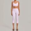 Vintage-Print Yoga Set