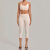 Vintage-Print Yoga Set