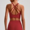 Strappy-Back Sports Bra