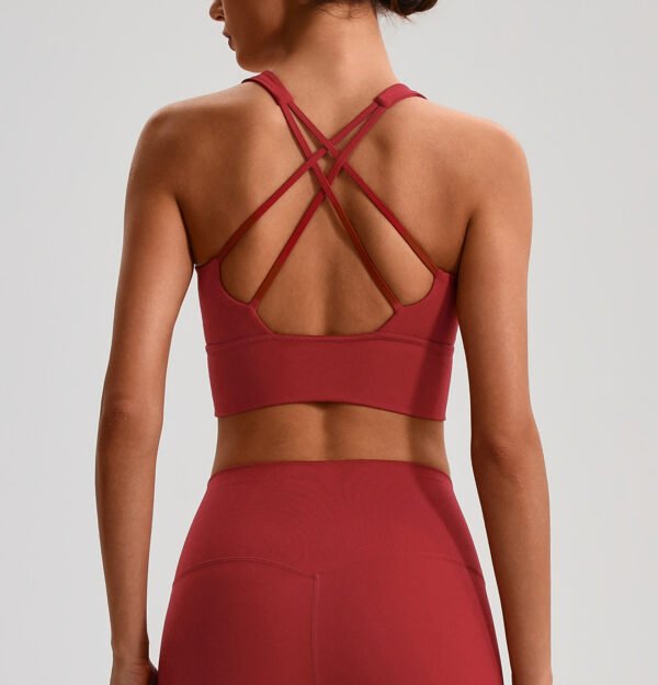 Strappy-Back Sports Bra