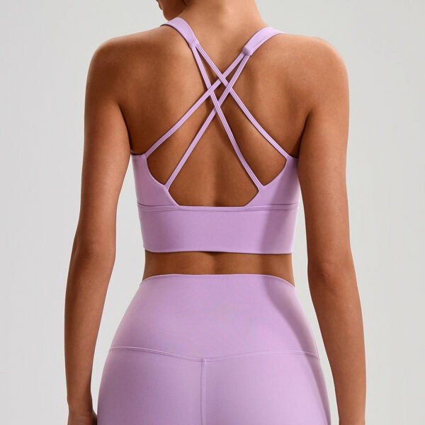 Strappy-Back Sports Bra