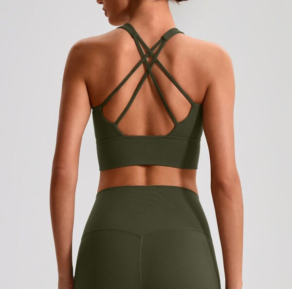Strappy-Back Sports Bra