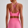 Strappy-Back Sports Bra