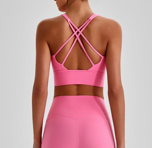 Strappy-Back Sports Bra