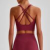 Strappy-Back Sports Bra
