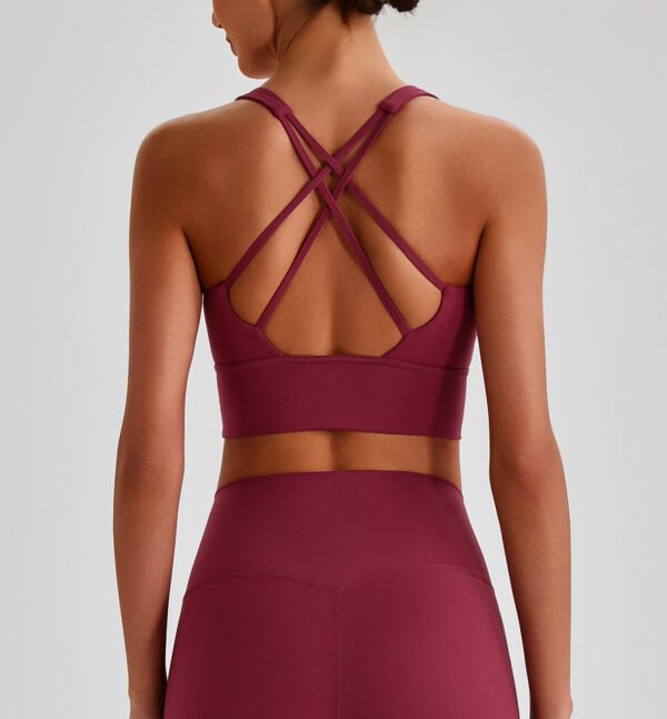 Strappy-Back Sports Bra