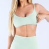 Strappy Cut-Out Back Fitted Sports Bra