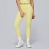 Brushed-finish tight athletic leggings