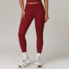 Brushed-finish tight athletic leggings
