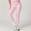 Brushed-finish tight athletic leggings