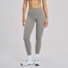 Brushed-finish tight athletic leggings