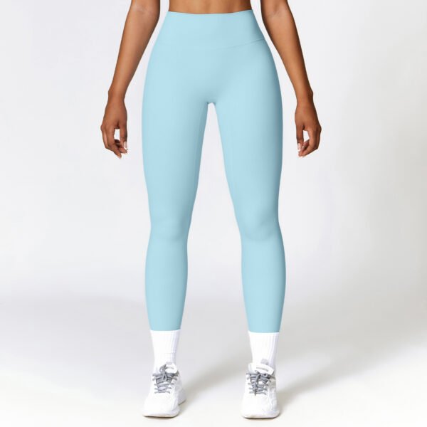Brushed-finish tight athletic leggings
