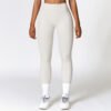 Brushed-finish tight athletic leggings