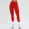 Brushed-finish tight athletic leggings