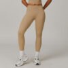 Brushed-finish tight athletic leggings