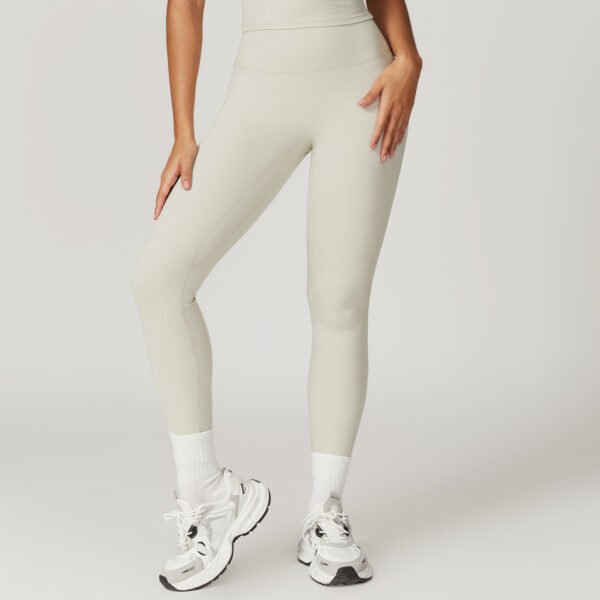 Brushed-finish tight athletic leggings