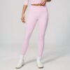 Brushed-finish tight athletic leggings