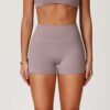 Brushed-finish tight shorts