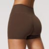 Brushed-finish tight shorts