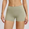 Brushed-finish tight shorts
