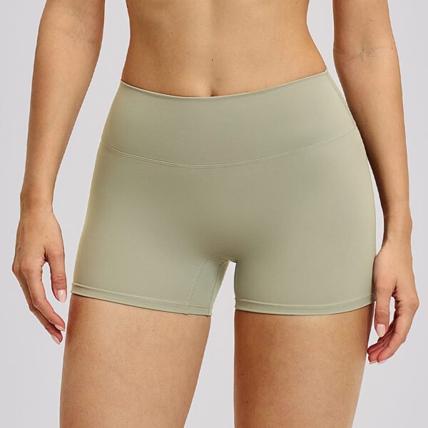 Brushed-finish tight shorts