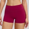 Brushed-finish tight shorts