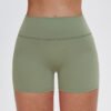 Brushed-finish tight shorts