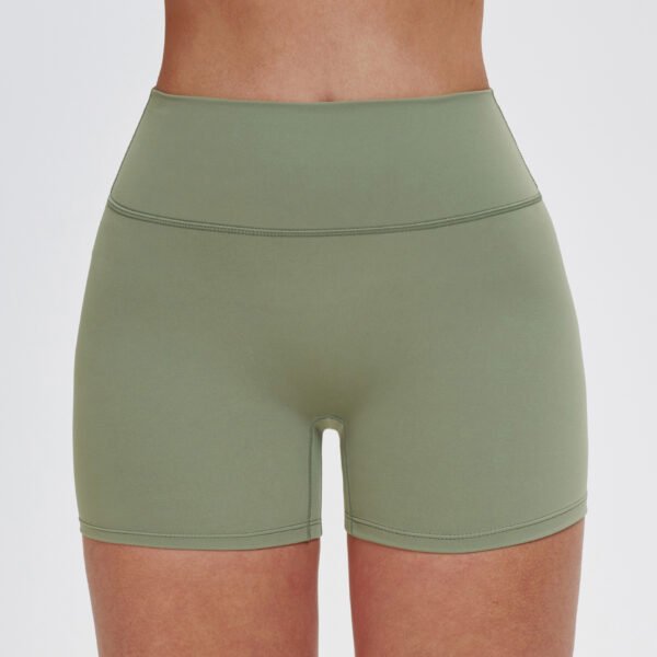 Brushed-finish tight shorts
