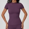 Quick-dry short-sleeve running top