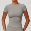 Quick-dry short-sleeve running top