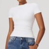 Quick-dry short-sleeve running top