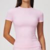 Quick-dry short-sleeve running top