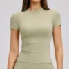 Quick-dry short-sleeve running top