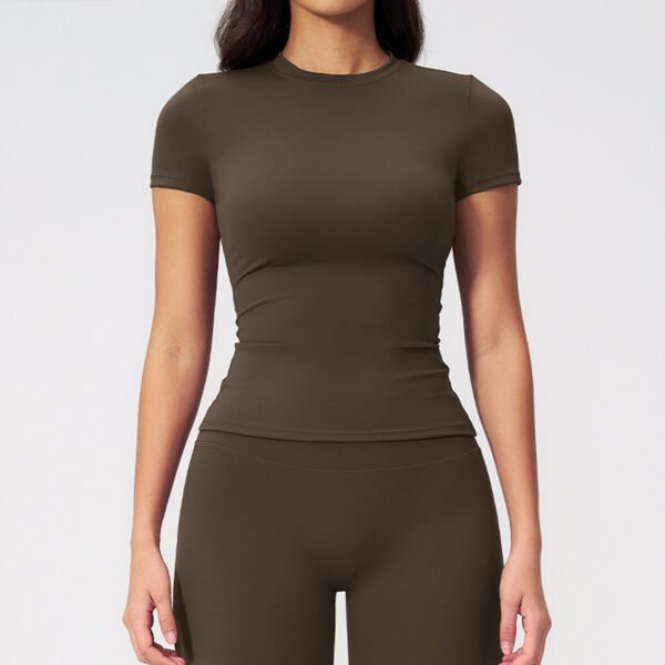 Quick-dry short-sleeve running top
