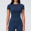Quick-dry short-sleeve running top