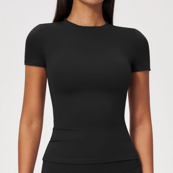 Quick-dry short-sleeve running top