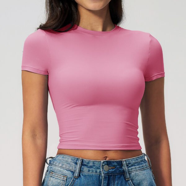Quick-dry short-sleeve sports T-shirt