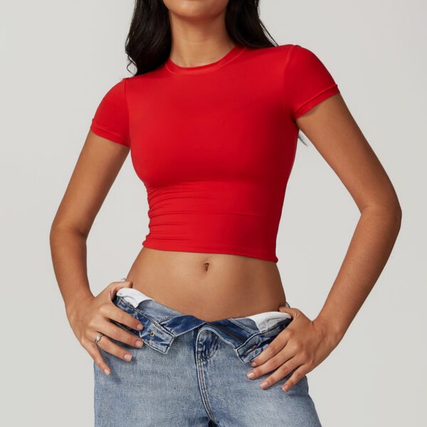 Quick-dry short-sleeve sports T-shirt